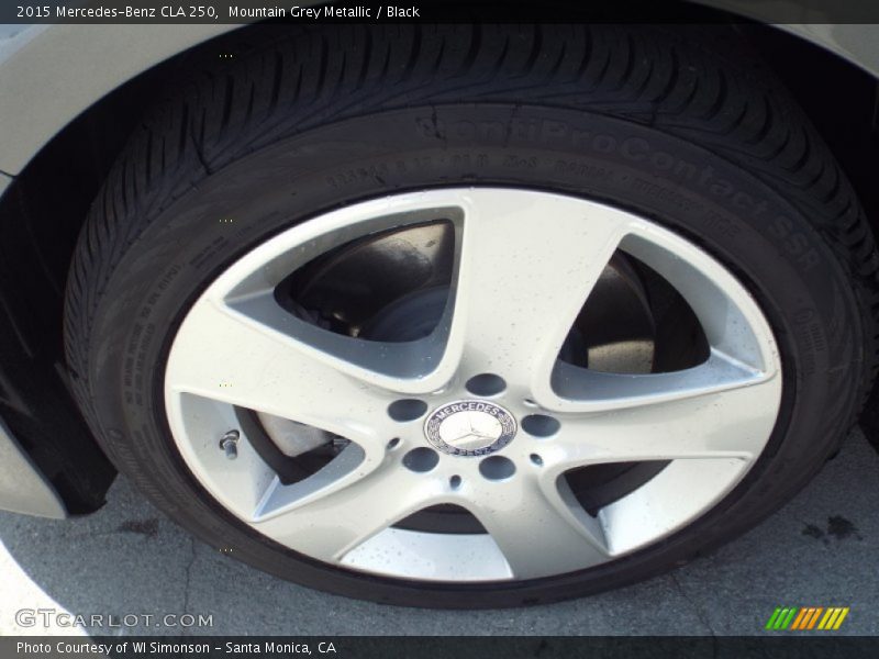Mountain Grey Metallic / Black 2015 Mercedes-Benz CLA 250