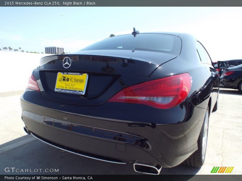 Night Black / Black 2015 Mercedes-Benz CLA 250