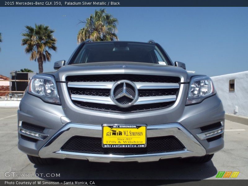 Paladium Silver Metallic / Black 2015 Mercedes-Benz GLK 350