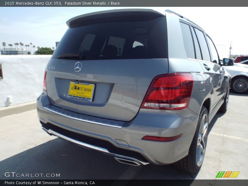 Paladium Silver Metallic / Black 2015 Mercedes-Benz GLK 350
