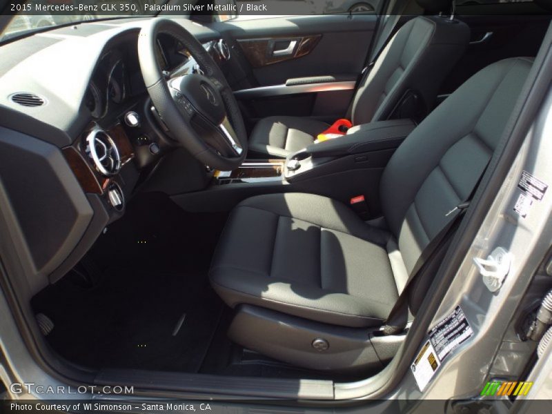 Paladium Silver Metallic / Black 2015 Mercedes-Benz GLK 350
