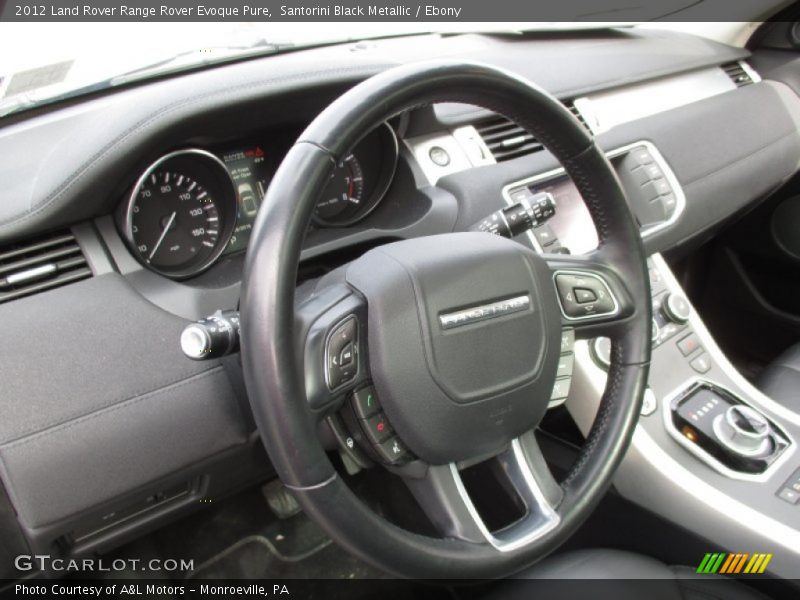 Santorini Black Metallic / Ebony 2012 Land Rover Range Rover Evoque Pure