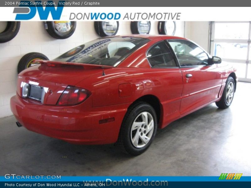 Victory Red / Graphite 2004 Pontiac Sunfire Coupe