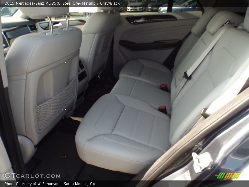 Steel Grey Metallic / Grey/Black 2015 Mercedes-Benz ML 350