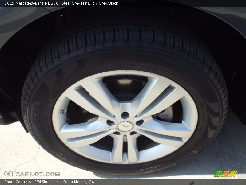 Steel Grey Metallic / Grey/Black 2015 Mercedes-Benz ML 350