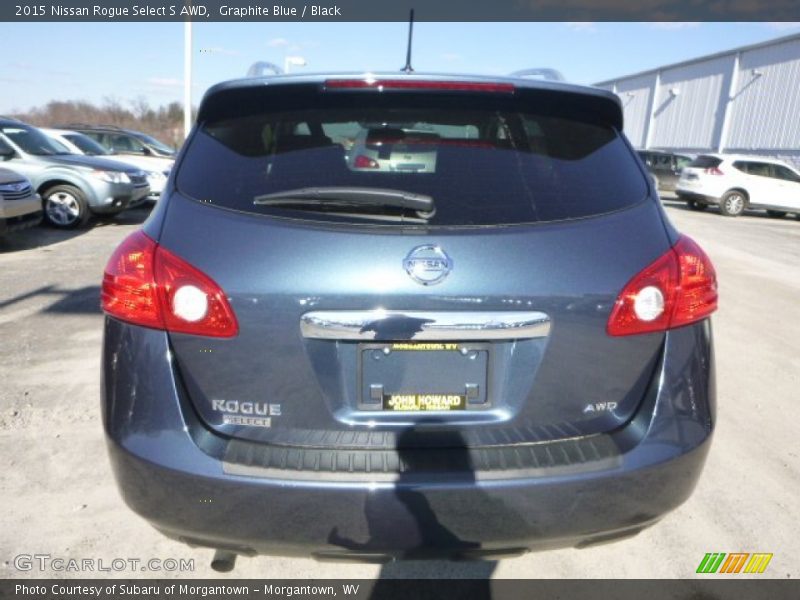 Graphite Blue / Black 2015 Nissan Rogue Select S AWD