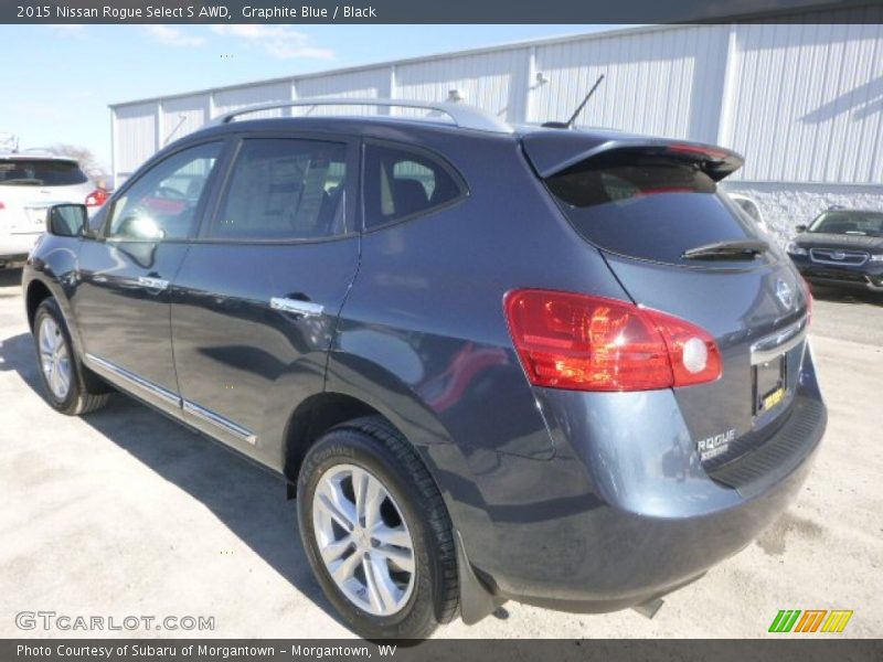 Graphite Blue / Black 2015 Nissan Rogue Select S AWD