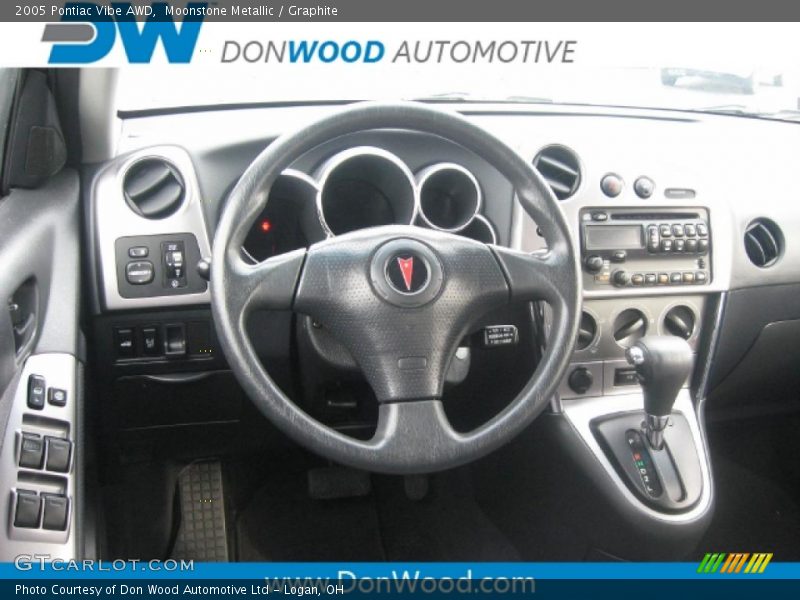 Moonstone Metallic / Graphite 2005 Pontiac Vibe AWD