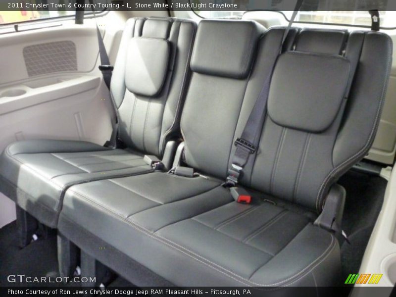 Stone White / Black/Light Graystone 2011 Chrysler Town & Country Touring - L