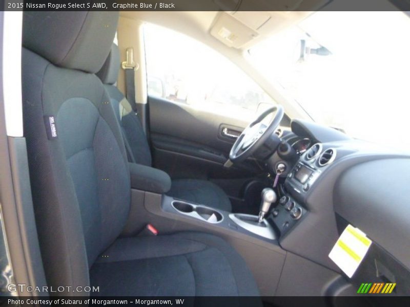 Graphite Blue / Black 2015 Nissan Rogue Select S AWD