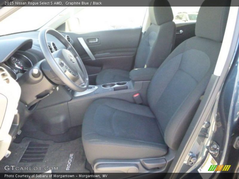 Graphite Blue / Black 2015 Nissan Rogue Select S AWD