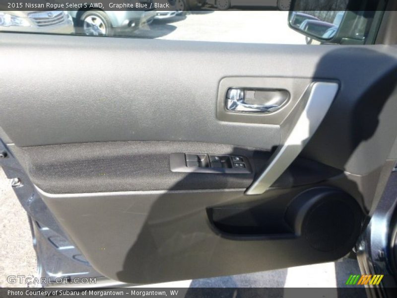 Graphite Blue / Black 2015 Nissan Rogue Select S AWD