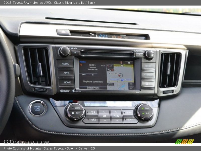 Classic Silver Metallic / Black 2015 Toyota RAV4 Limited AWD
