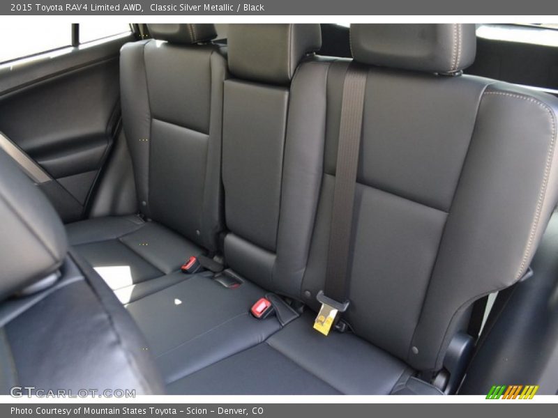Rear Seat of 2015 RAV4 Limited AWD
