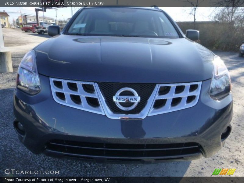 Graphite Blue / Gray 2015 Nissan Rogue Select S AWD