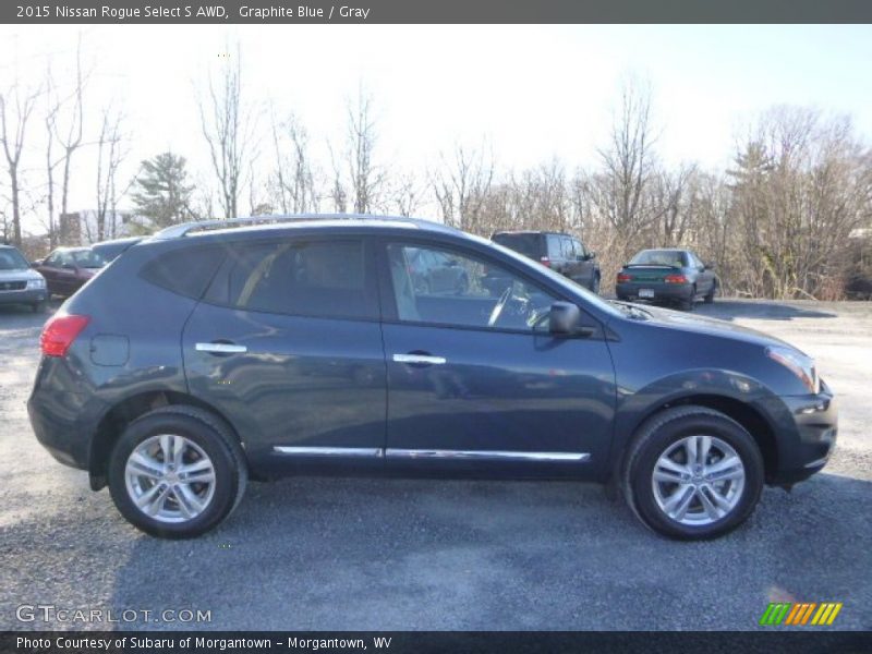 Graphite Blue / Gray 2015 Nissan Rogue Select S AWD