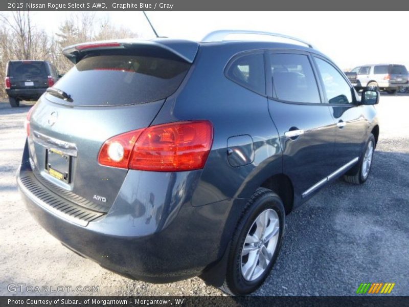 Graphite Blue / Gray 2015 Nissan Rogue Select S AWD