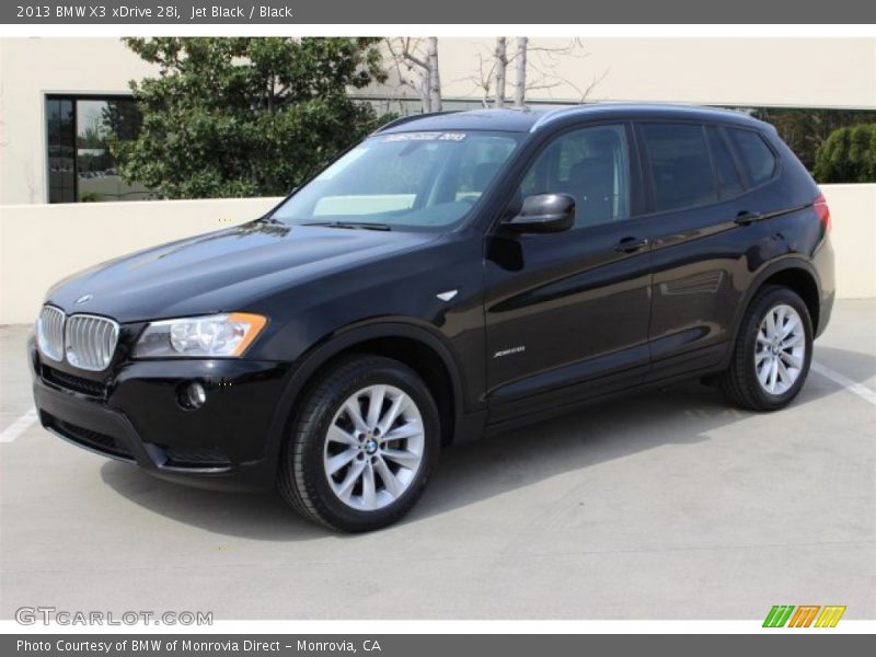 Jet Black / Black 2013 BMW X3 xDrive 28i