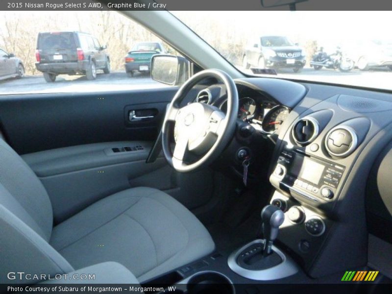 Graphite Blue / Gray 2015 Nissan Rogue Select S AWD