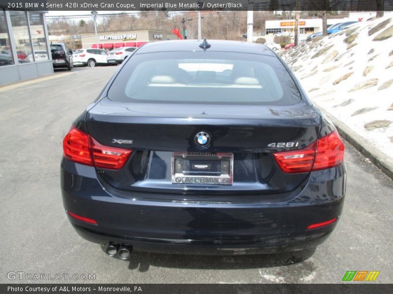 Imperial Blue Metallic / Oyster/Black 2015 BMW 4 Series 428i xDrive Gran Coupe
