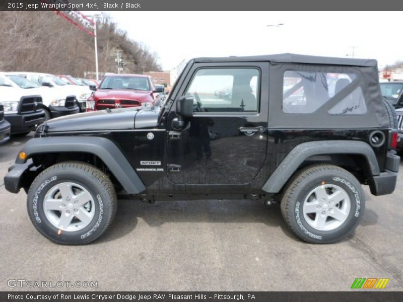 Black / Black 2015 Jeep Wrangler Sport 4x4