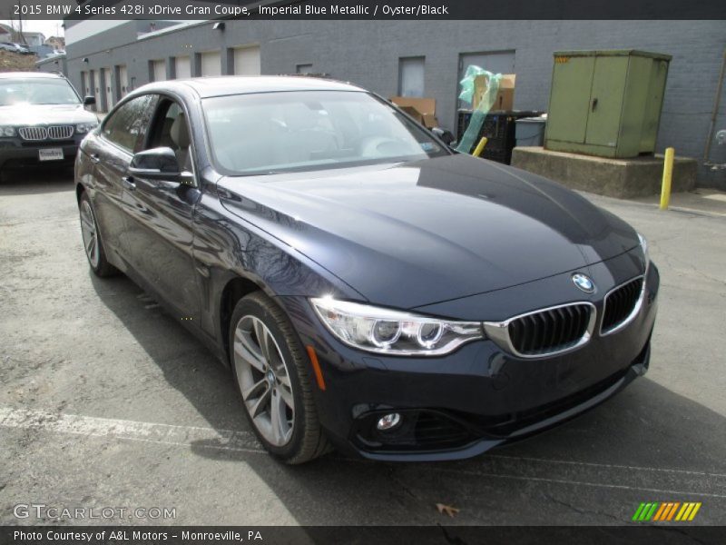 Imperial Blue Metallic / Oyster/Black 2015 BMW 4 Series 428i xDrive Gran Coupe