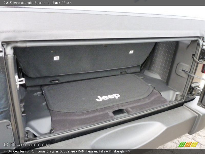 Black / Black 2015 Jeep Wrangler Sport 4x4