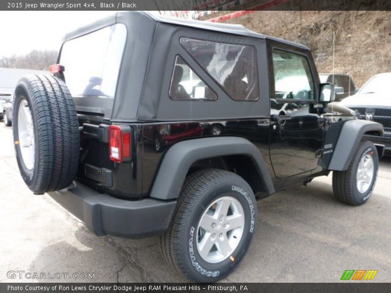 Black / Black 2015 Jeep Wrangler Sport 4x4