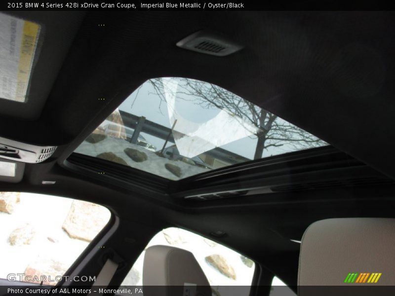 Imperial Blue Metallic / Oyster/Black 2015 BMW 4 Series 428i xDrive Gran Coupe
