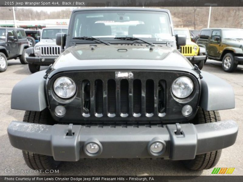 Black / Black 2015 Jeep Wrangler Sport 4x4
