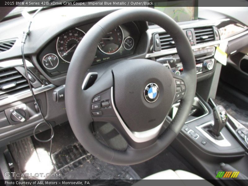 Imperial Blue Metallic / Oyster/Black 2015 BMW 4 Series 428i xDrive Gran Coupe