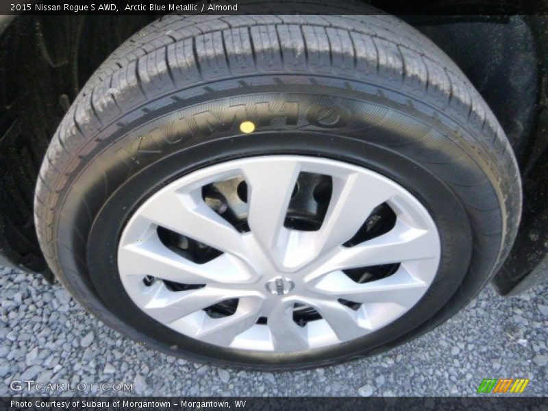 Arctic Blue Metallic / Almond 2015 Nissan Rogue S AWD