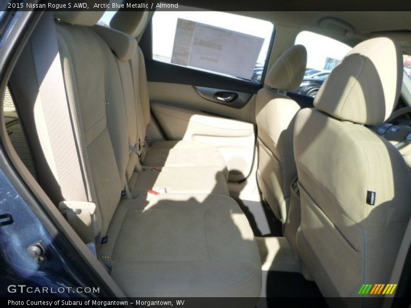 Arctic Blue Metallic / Almond 2015 Nissan Rogue S AWD