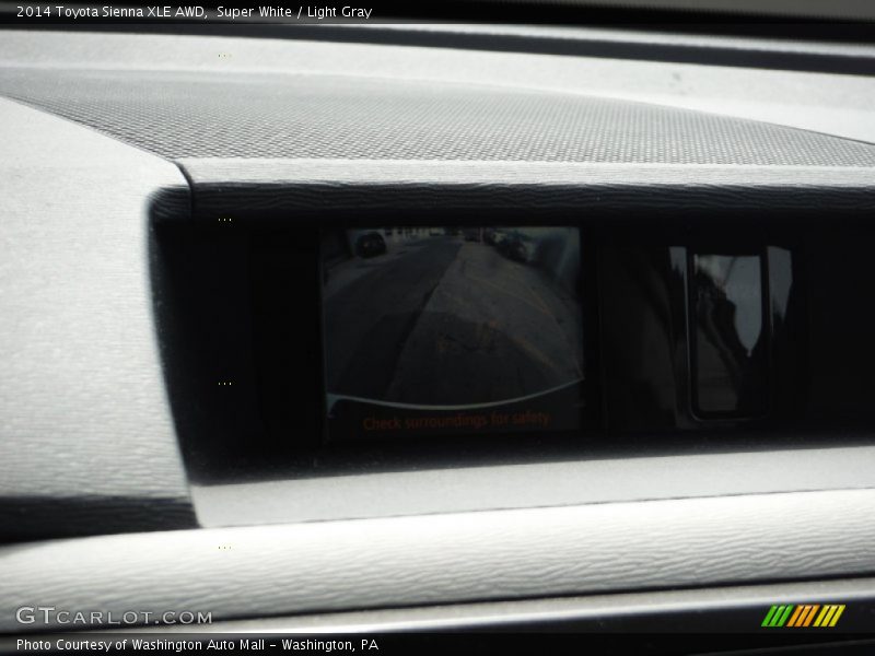 Super White / Light Gray 2014 Toyota Sienna XLE AWD