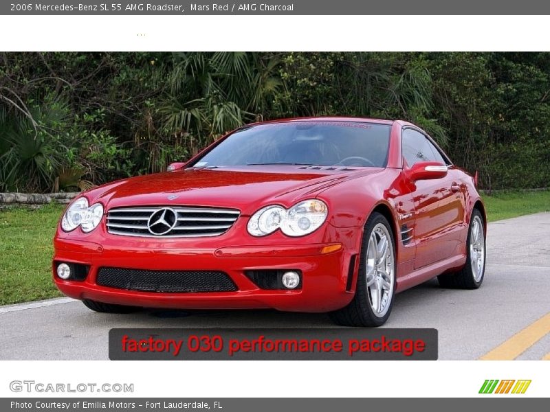 Mars Red / AMG Charcoal 2006 Mercedes-Benz SL 55 AMG Roadster