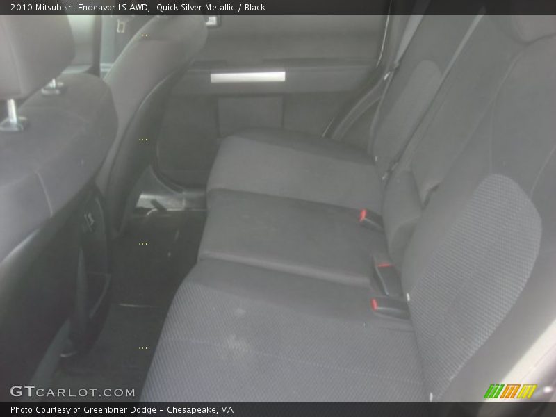 Quick Silver Metallic / Black 2010 Mitsubishi Endeavor LS AWD