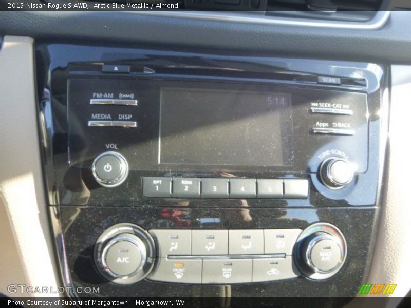 Arctic Blue Metallic / Almond 2015 Nissan Rogue S AWD