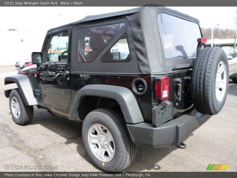 Black / Black 2015 Jeep Wrangler Sport 4x4