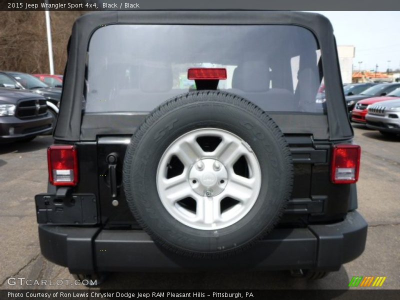 Black / Black 2015 Jeep Wrangler Sport 4x4