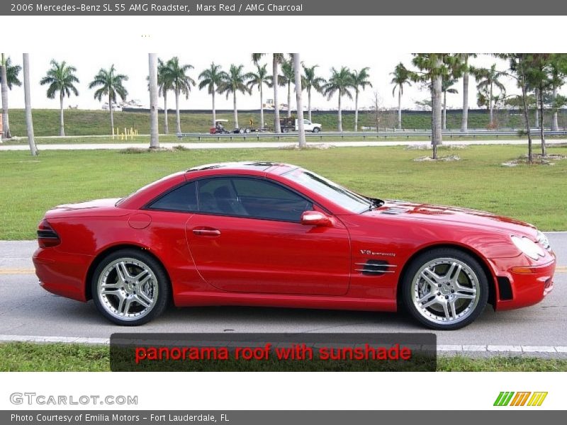 Mars Red / AMG Charcoal 2006 Mercedes-Benz SL 55 AMG Roadster