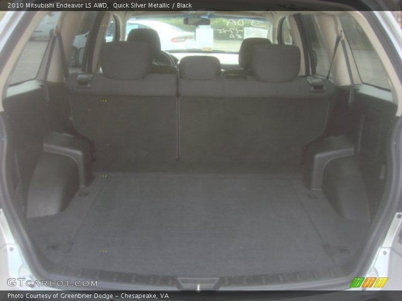 Quick Silver Metallic / Black 2010 Mitsubishi Endeavor LS AWD