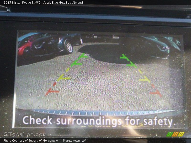 Arctic Blue Metallic / Almond 2015 Nissan Rogue S AWD