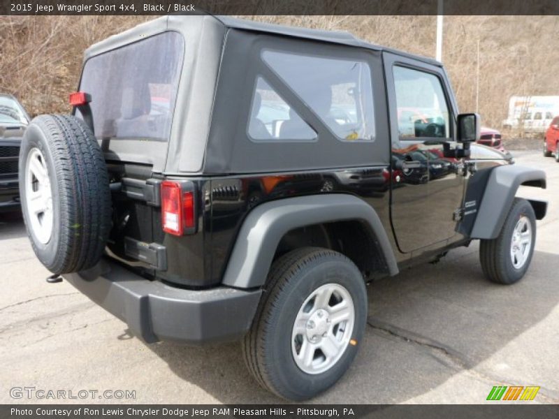 Black / Black 2015 Jeep Wrangler Sport 4x4