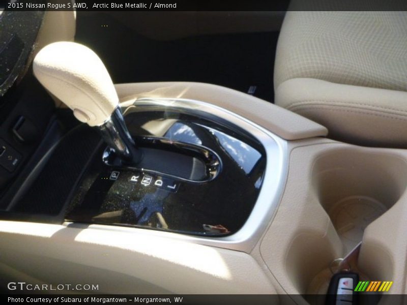 Arctic Blue Metallic / Almond 2015 Nissan Rogue S AWD