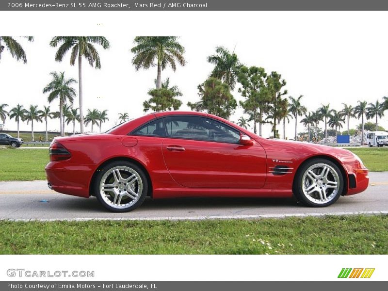 Mars Red / AMG Charcoal 2006 Mercedes-Benz SL 55 AMG Roadster