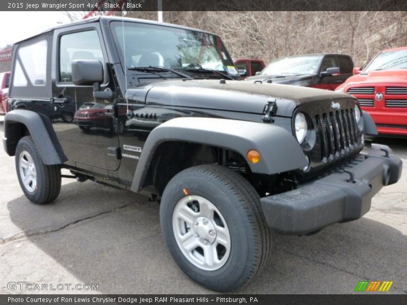 Black / Black 2015 Jeep Wrangler Sport 4x4