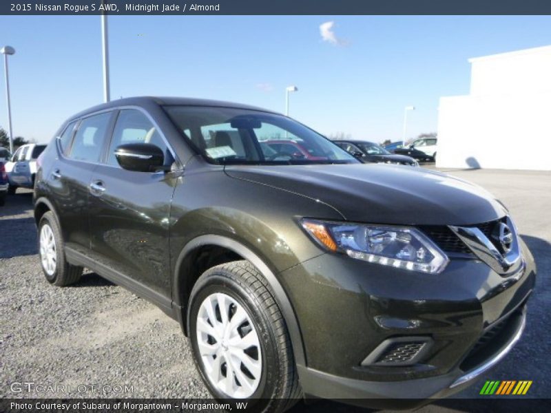 Midnight Jade / Almond 2015 Nissan Rogue S AWD