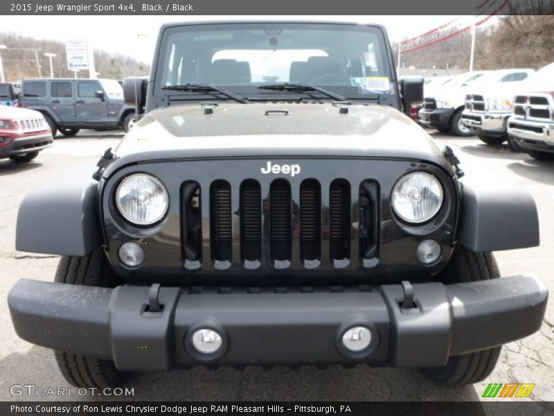 Black / Black 2015 Jeep Wrangler Sport 4x4