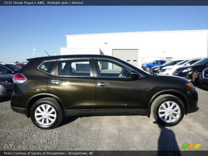 Midnight Jade / Almond 2015 Nissan Rogue S AWD