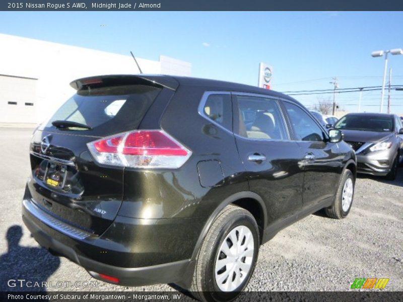 Midnight Jade / Almond 2015 Nissan Rogue S AWD
